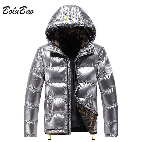 men's down & parkas bolubao solid color hooded cotton zipper jacket casual thickening bright winter trend brand parka, Black
men's down & parkas bolubao solid color hooded cotton zipper jacket casual thickening bright winter trend brand parka, Black