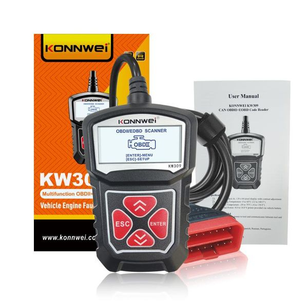 code readers & scan tools kw309 obdii obd2 universal 12v car diagnostic scanner engine tool reader eobd scanning machine lcd display 7 langu
code readers & scan tools kw309 obdii obd2 universal 12v car diagnostic scanner engine tool reader eobd scanning machine lcd display 7 langu