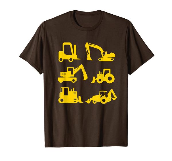 Construction Diggers Trucks T-Shirt Toddlers Boys Men, Mainly pictures 
Construction Diggers Trucks T-Shirt Toddlers Boys Men, Mainly pictures