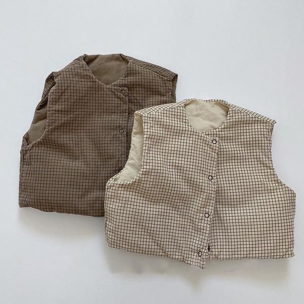 waistcoat korean japan style children's plaid vest spring autumn baby boys girl sleeveless cotton linen coat kids cardigan, Camo
waistcoat korean japan style children's plaid vest spring autumn baby boys girl sleeveless cotton linen coat kids cardigan, Camo