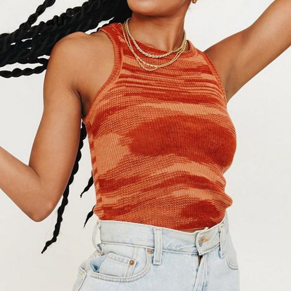 women's tanks & camis fashion o neck 2021 knitted crop women casual y2k summer sleeveless basic t shirts blue off shoulder tank top, White
women's tanks & camis fashion o neck 2021 knitted crop women casual y2k summer sleeveless basic t shirts blue off shoulder tank top, White