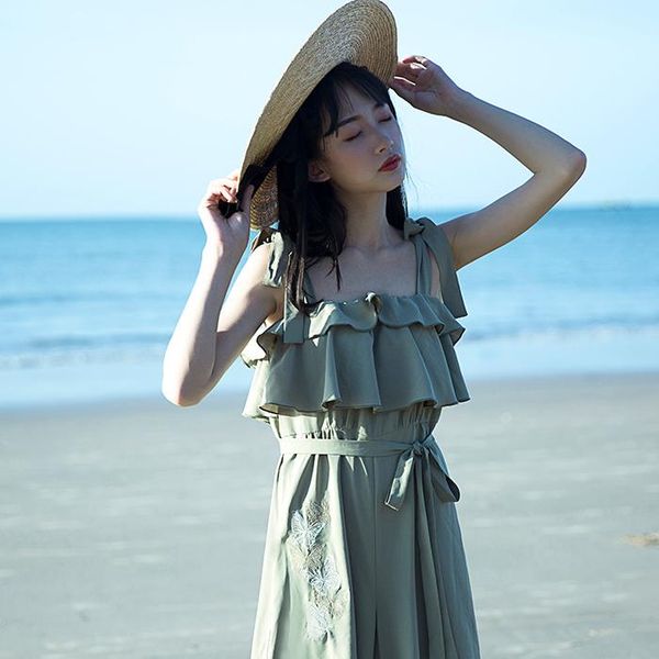 women's jumpsuits & rompers princess sweet lolita spring and summer embroidered ruffles casual chiffon holiday jumpsuit fashion women h, Black;white
women's jumpsuits & rompers princess sweet lolita spring and summer embroidered ruffles casual chiffon holiday jumpsuit fashion women h, Black;white