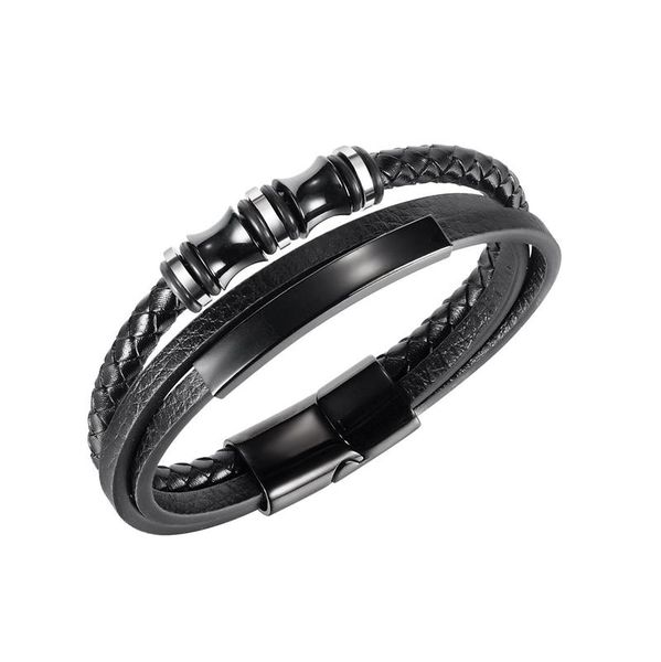charm bracelets fashion black color stainless steel ladies bangles genuine leather for women gift romantic jewelry, Golden;silver
charm bracelets fashion black color stainless steel ladies bangles genuine leather for women gift romantic jewelry, Golden;silver