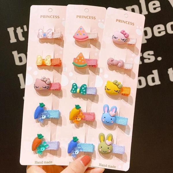 hair accessories 5pcs/set girls cute colorful cartoon hairpins kids sweet ornament clips barrettes fashion fruit animal, Slivery;white
hair accessories 5pcs/set girls cute colorful cartoon hairpins kids sweet ornament clips barrettes fashion fruit animal, Slivery;white