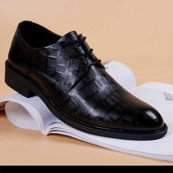 dress shoes big size 37-45 men leather luxury fashion groom wedding italian style oxford, Black
dress shoes big size 37-45 men leather luxury fashion groom wedding italian style oxford, Black