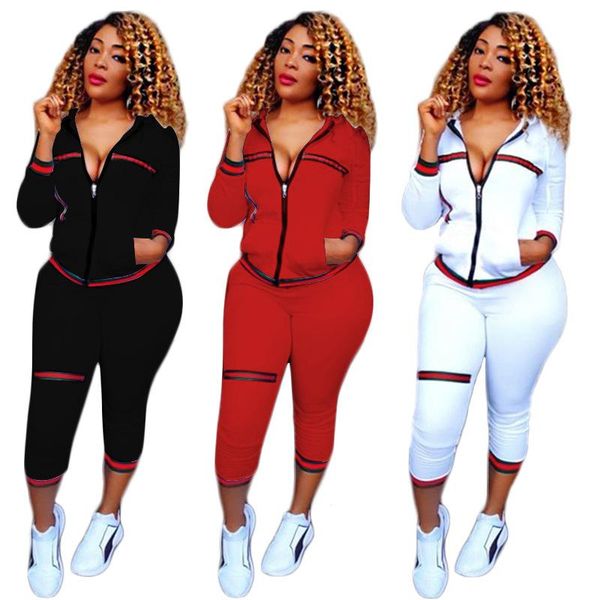 casual tracksuits women 2 pieces set outwear sweatsuit zipper striped long sleeve sweatshirt + pants sets, Gray
casual tracksuits women 2 pieces set outwear sweatsuit zipper striped long sleeve sweatshirt + pants sets, Gray