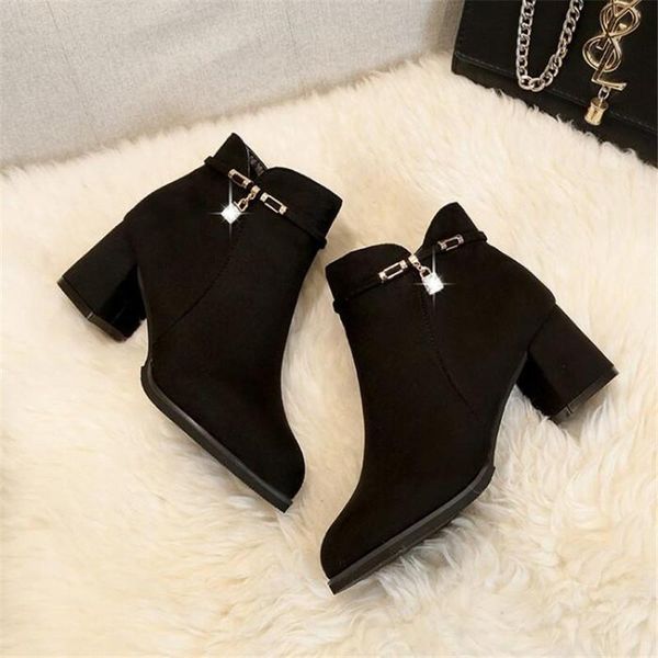 boots women ladies fashion zipper ankle student casual large size scrub single warm fur winter shoes, Black
boots women ladies fashion zipper ankle student casual large size scrub single warm fur winter shoes, Black