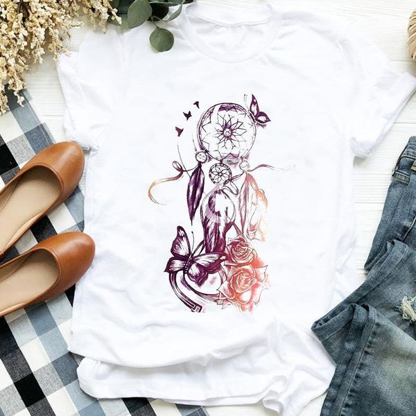 women lady 90s floral flower plant dream web cute print casual t tee womens tshirt female shirt clothes graphic t-shirt, White
women lady 90s floral flower plant dream web cute print casual t tee womens tshirt female shirt clothes graphic t-shirt, White
