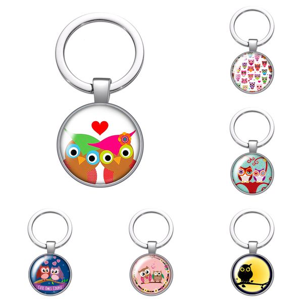 lovely owl glass cabochon keychain bag car key chain ring holder charms silver plated keychains men women gifts
lovely owl glass cabochon keychain bag car key chain ring holder charms silver plated keychains men women gifts