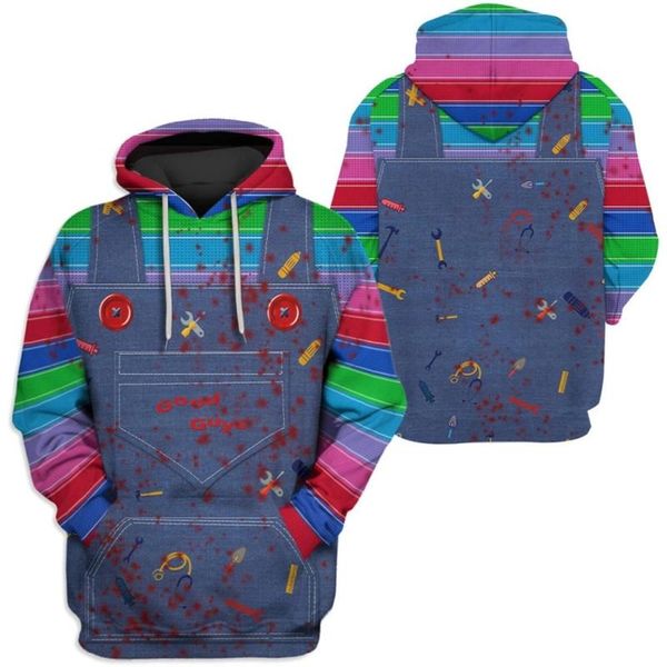 men's hoodies & sweatshirts fashion men 3d full-print horror movie chucky hoodie/sweatshirt apparel cosplay costume hoody streetwear, Black
men's hoodies & sweatshirts fashion men 3d full-print horror movie chucky hoodie/sweatshirt apparel cosplay costume hoody streetwear, Black
