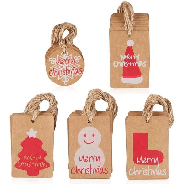 gift wrap dophee 100pcs christmas tags kfrat paper present hang labels with rope
gift wrap dophee 100pcs christmas tags kfrat paper present hang labels with rope