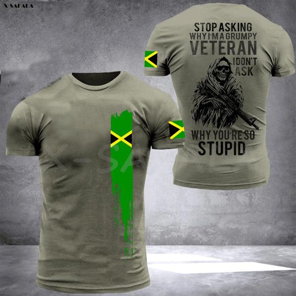 men's t-shirts x-safala limted design jamaica veteran army soldier 3d printed milk fiber t-shirt round neck men female casual t, White;black
men's t-shirts x-safala limted design jamaica veteran army soldier 3d printed milk fiber t-shirt round neck men female casual t, White;black