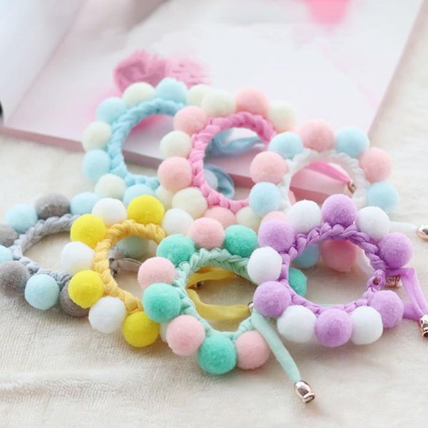 cat collars & leads 1pcs dounione color pet supplies collar round plush ball decoration adjustable hand-knit wool accessories
cat collars & leads 1pcs dounione color pet supplies collar round plush ball decoration adjustable hand-knit wool accessories
