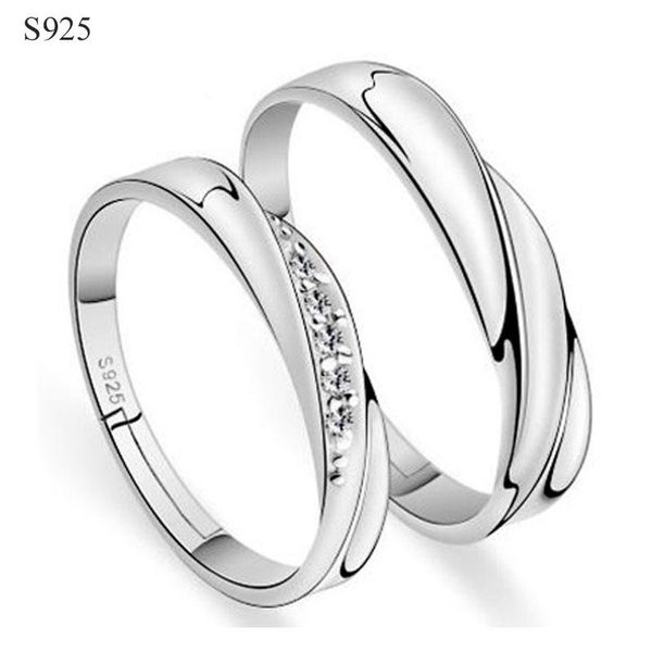 cluster rings genuine real pure solid 925 sterling silver couple for women man fine jewelry cubic zircon female lover ring bague gift, Golden;silver
cluster rings genuine real pure solid 925 sterling silver couple for women man fine jewelry cubic zircon female lover ring bague gift, Golden;silver