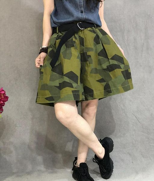 women's shorts 2021 summer arts style women elastic waist loose all-matched casual geometric print cotton vintage, White;black
women's shorts 2021 summer arts style women elastic waist loose all-matched casual geometric print cotton vintage, White;black
