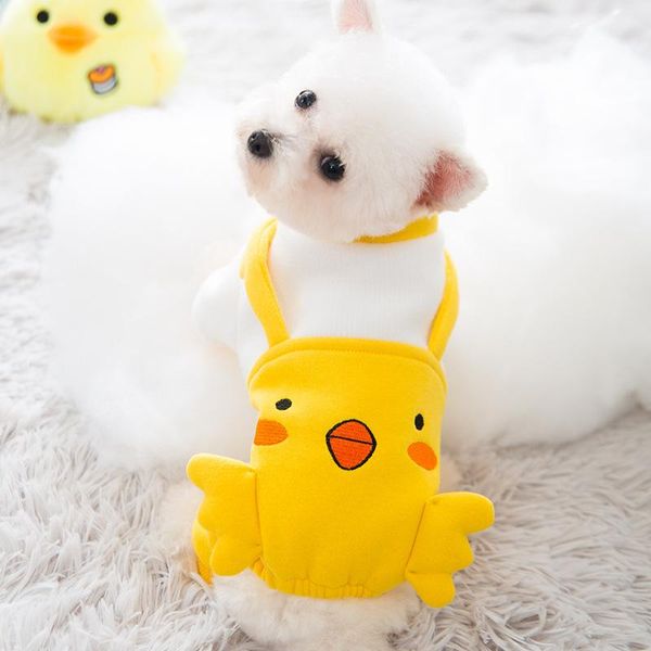 dog apparel autumn/winter cute pet jumpsuit yellow cartoon chick rompers brushed sweatshirt cat puppy warm jacket small coats
dog apparel autumn/winter cute pet jumpsuit yellow cartoon chick rompers brushed sweatshirt cat puppy warm jacket small coats