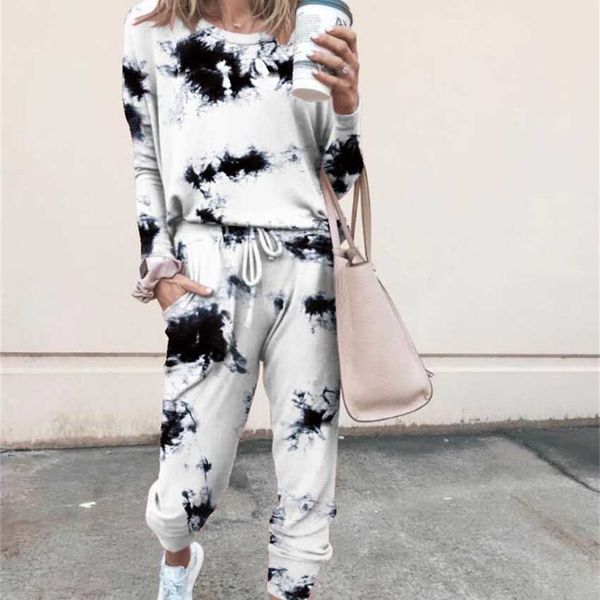factoryb9lxwinter 2020 leisure printed autumn home and wear long sleeve women's suit, Black;white
factoryb9lxwinter 2020 leisure printed autumn home and wear long sleeve women's suit, Black;white
