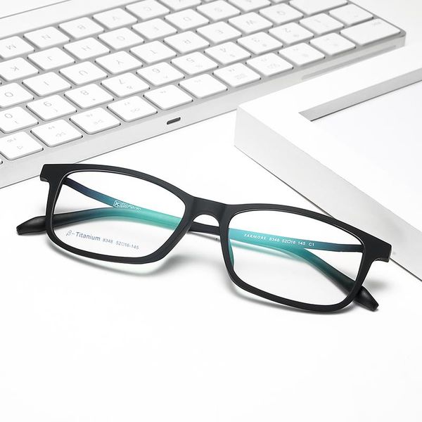 fashion sunglasses frames logorela 8348 full rim flexible frame pure titanium super light temple legs prescription eyeglasses optical glasse, Black
fashion sunglasses frames logorela 8348 full rim flexible frame pure titanium super light temple legs prescription eyeglasses optical glasse, Black