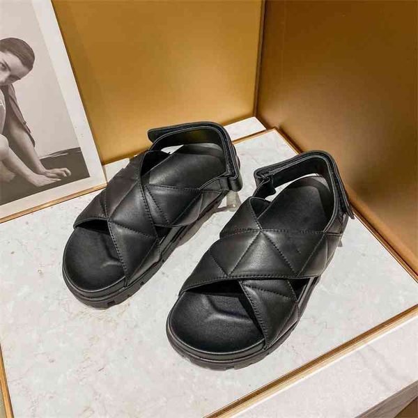 fashionable casual sandals for women summer 2021 new british velcro flats with high platform shoes genuine leather soft, Black
fashionable casual sandals for women summer 2021 new british velcro flats with high platform shoes genuine leather soft, Black