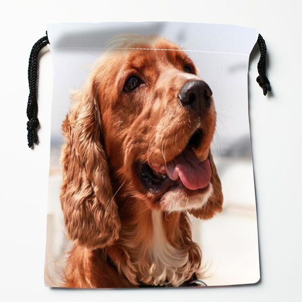 Custom Cocker Spaniel Dog Drawstring Bags Wedding Party Christmas Gift Pouches Packing 18x22cm Satin Fabric Storage Bag 12.2
Custom Cocker Spaniel Dog Drawstring Bags Wedding Party Christmas Gift Pouches Packing 18x22cm Satin Fabric Storage Bag 12.2