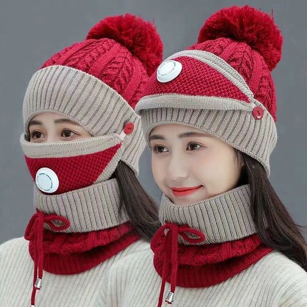 set 3 anti-fog hats women winter beanies velvet thick bib mask skullies beanie hat dustproof hats female warm knitted wool cap, Blue;gray
set 3 anti-fog hats women winter beanies velvet thick bib mask skullies beanie hat dustproof hats female warm knitted wool cap, Blue;gray