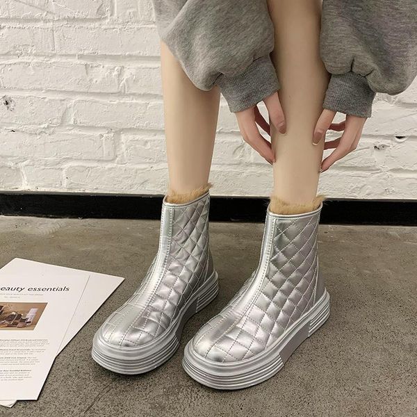boots 2022 platform winter snow microfiber comfort warm ankle for women chunky flat heel short boot shoes woman, Black
boots 2022 platform winter snow microfiber comfort warm ankle for women chunky flat heel short boot shoes woman, Black