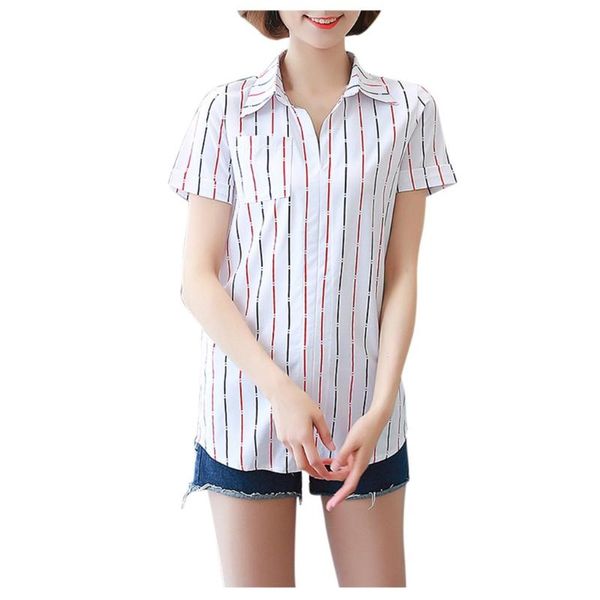 maternity & tees women's t-shirt summer print harajuku stripe white turn down collar short sleeve fashion women tee shirt clothes
maternity & tees women's t-shirt summer print harajuku stripe white turn down collar short sleeve fashion women tee shirt clothes
