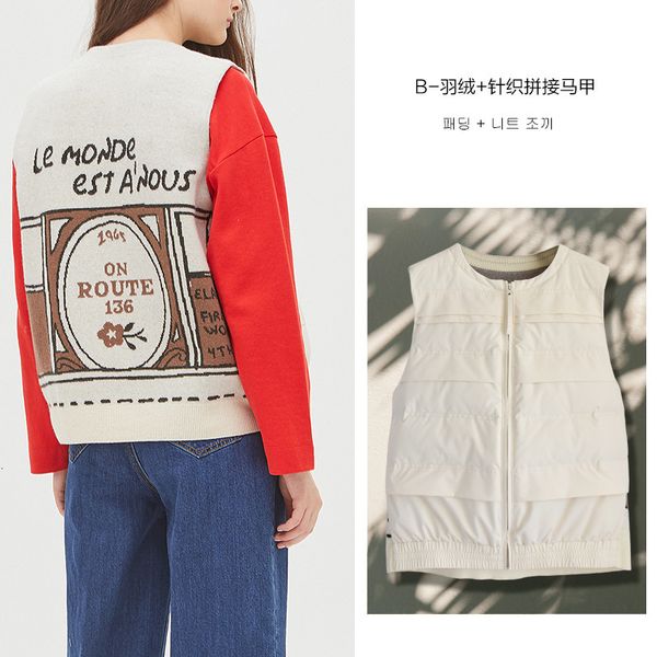 vests korean version 90 white duck stitched knitted round neck women's autumn and winter 21 down vt bapd58061, Black;white
vests korean version 90 white duck stitched knitted round neck women's autumn and winter 21 down vt bapd58061, Black;white
