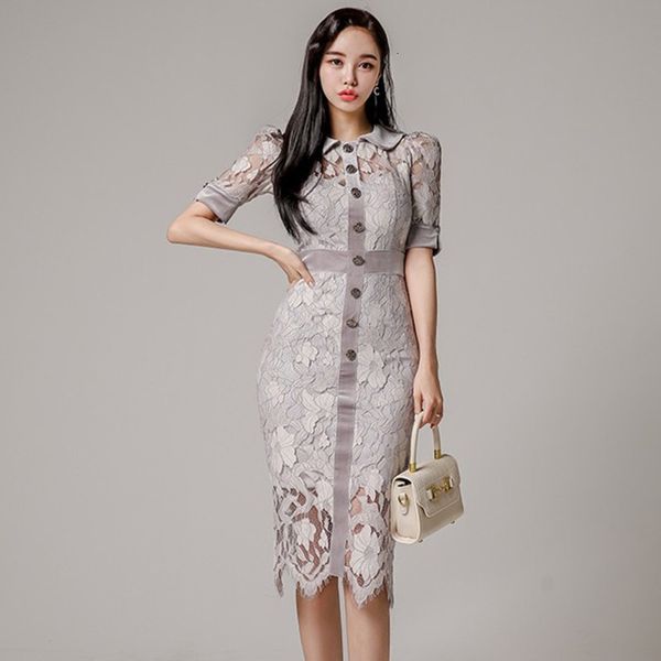 2021 new runway high end spring korean mesh lace pencil elegant ol single-breasted women's floral chic dresses vestidos z6bh, Black;gray
2021 new runway high end spring korean mesh lace pencil elegant ol single-breasted women's floral chic dresses vestidos z6bh, Black;gray