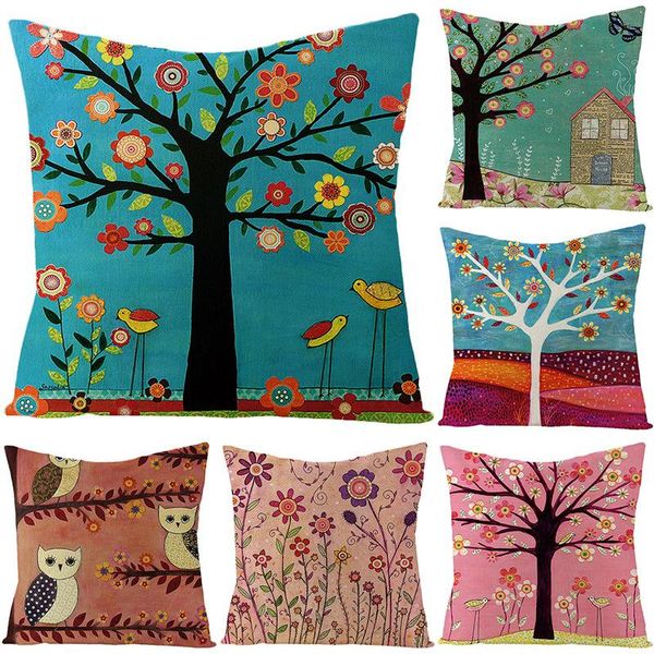 pillow case hand-painted retro rural color cities 45*45cm cushion cover linen throw car home decoration decorative pillowcase
pillow case hand-painted retro rural color cities 45*45cm cushion cover linen throw car home decoration decorative pillowcase