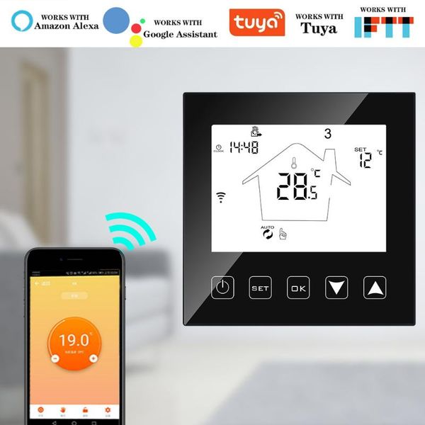 smart home control wireless wifi thermostat floor heating thermostats boiler valve temperature controller works with google alexa
smart home control wireless wifi thermostat floor heating thermostats boiler valve temperature controller works with google alexa