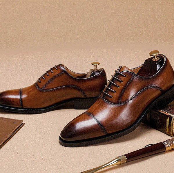 wholesale classic luxury full grain genuine leather business dress shoes for men retro cow oxford male wedding dinner office formal designer, Black
wholesale classic luxury full grain genuine leather business dress shoes for men retro cow oxford male wedding dinner office formal designer, Black