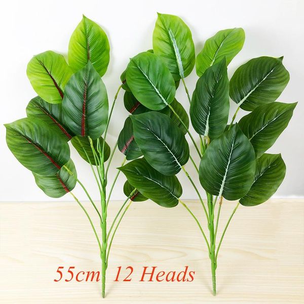 decorative flowers & wreaths 55cm 12 heads tropical monstera artificial plants real touch plastic tree leaves fake green palm foliage for of
decorative flowers & wreaths 55cm 12 heads tropical monstera artificial plants real touch plastic tree leaves fake green palm foliage for of