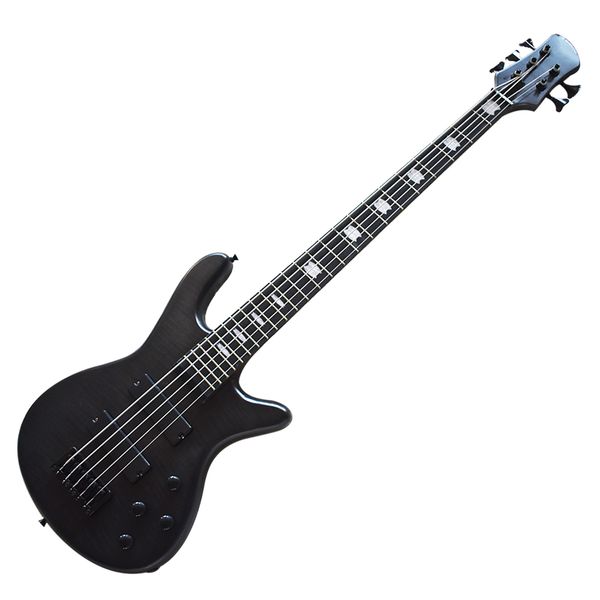 factory outlet-5 strings matte black electric bass guitar with flame maple veneer,rosewood fretboard
factory outlet-5 strings matte black electric bass guitar with flame maple veneer,rosewood fretboard