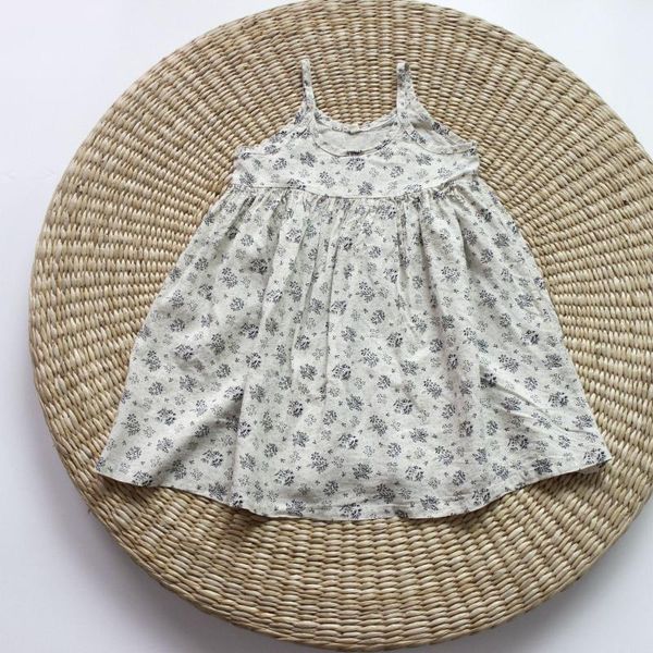 girl's dresses summer girl linen dress korean mori kids print floral casual clothings, Red;yellow
girl's dresses summer girl linen dress korean mori kids print floral casual clothings, Red;yellow