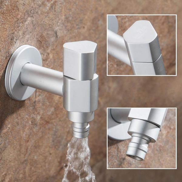 space aluminum faucet bathroom wall mounted single cold water faucet washing machine sink mop pool outdoor garden
space aluminum faucet bathroom wall mounted single cold water faucet washing machine sink mop pool outdoor garden
