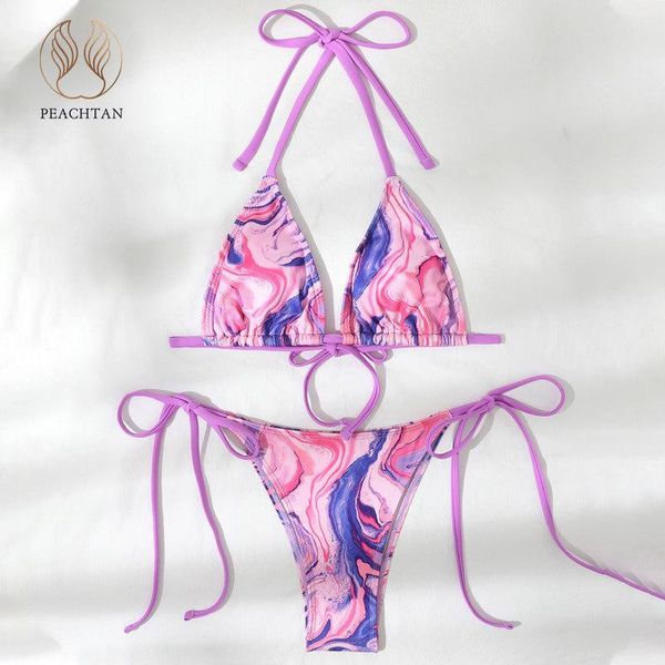 women's swimwear peachtan ribbed bikini 2021 halter swimsuit women brazilian female triangle bathing suit print swimming biquini, White;black
women's swimwear peachtan ribbed bikini 2021 halter swimsuit women brazilian female triangle bathing suit print swimming biquini, White;black