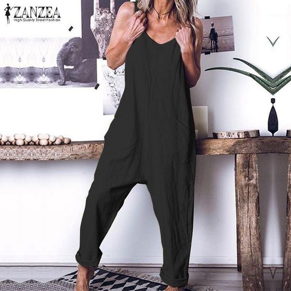 women's jumpsuits & rompers women's vintage linen summer overalls casual strap playsuits female backless plus size trousers pants, Black;white
women's jumpsuits & rompers women's vintage linen summer overalls casual strap playsuits female backless plus size trousers pants, Black;white