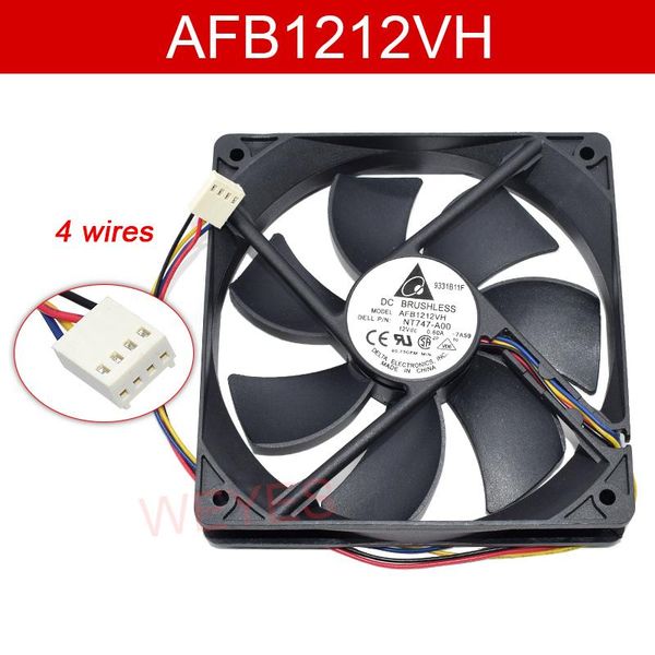 fans & coolings afb1212vh 12025 12v 0.60a 12cm 3 wires 4 pins dual ball bearing fan pwm temperature control 120*120*25mm
fans & coolings afb1212vh 12025 12v 0.60a 12cm 3 wires 4 pins dual ball bearing fan pwm temperature control 120*120*25mm