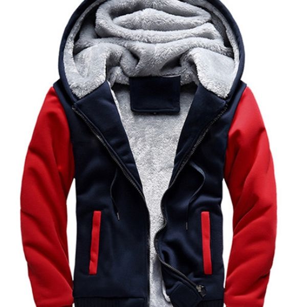 autumn and winter 2020 new plush thickened jacket hooded slim fitting sweater men's baseball jacket, Black
autumn and winter 2020 new plush thickened jacket hooded slim fitting sweater men's baseball jacket, Black