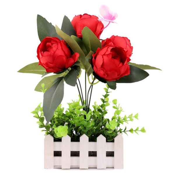 decorative flowers & wreaths 5heads/bouquet peonies artificial silk bouquet white pink wedding home decoration fake peony rose flower
decorative flowers & wreaths 5heads/bouquet peonies artificial silk bouquet white pink wedding home decoration fake peony rose flower