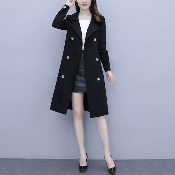 windbreaker women's mid long 2020 new korean loose large casual double breasted early autumn coat, Tan;black
windbreaker women's mid long 2020 new korean loose large casual double breasted early autumn coat, Tan;black