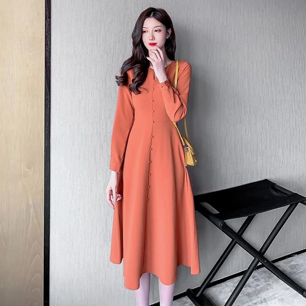 casual dresses women spring vintage french style slim banded waist button front retro holiday, Black;gray
casual dresses women spring vintage french style slim banded waist button front retro holiday, Black;gray