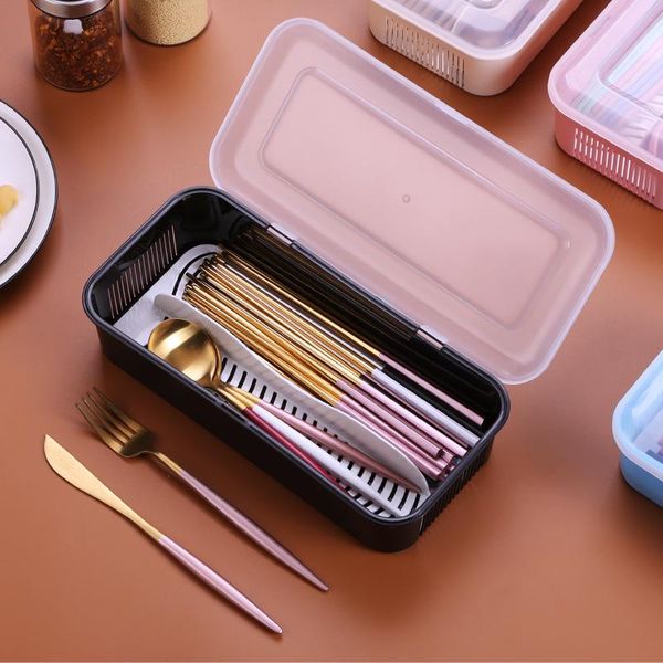 storage bottles & jars portable chopsticks, fork and spoon box with fixed buckle travel tableware camping kitchen utensils
storage bottles & jars portable chopsticks, fork and spoon box with fixed buckle travel tableware camping kitchen utensils