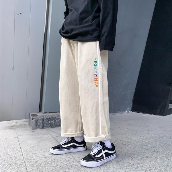 2021 new corduroy strip men breathable cotton trousers fashion embroidery mens casual straight 5xl-m 090d, Black
2021 new corduroy strip men breathable cotton trousers fashion embroidery mens casual straight 5xl-m 090d, Black