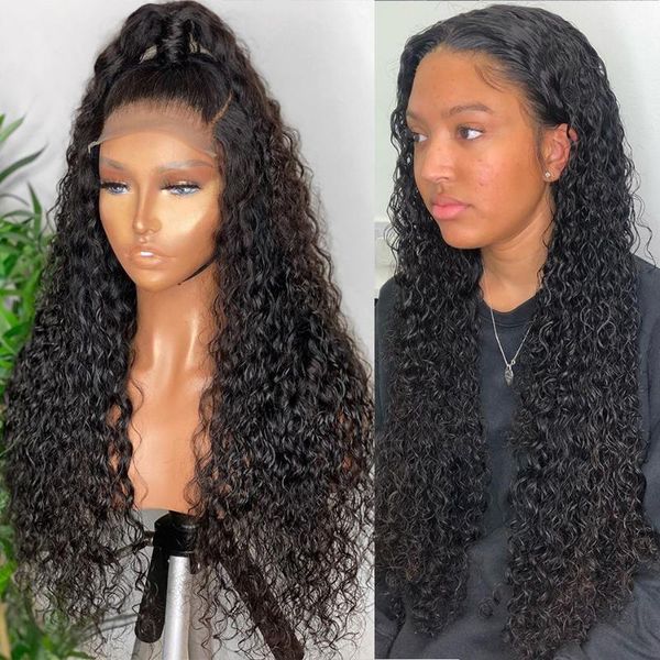 lace wigs water wave wig 30 inch front human hair for black women vipbeauty wet and wavy 4x4 closure, Black;brown
lace wigs water wave wig 30 inch front human hair for black women vipbeauty wet and wavy 4x4 closure, Black;brown