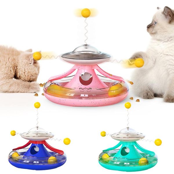 cat toys interactive turntable track toy for kitten food feeding rotating balls teasing cats scratch supplies
cat toys interactive turntable track toy for kitten food feeding rotating balls teasing cats scratch supplies