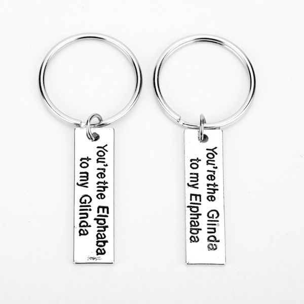 HANCHANG Musical Wicked Key Chain Youre the Glinda to my Elphaba Glinda Handstamped Tag Keychain Best Friends Christmas Gift
HANCHANG Musical Wicked Key Chain Youre the Glinda to my Elphaba Glinda Handstamped Tag Keychain Best Friends Christmas Gift
