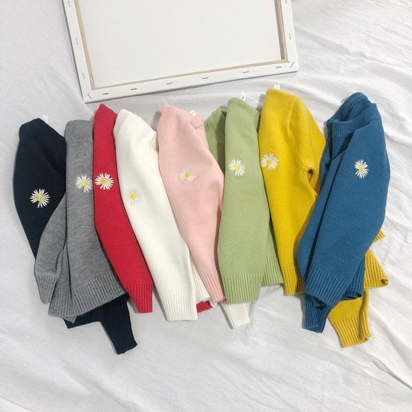 pullover autumn/winter children's sweater little daisy boys and girls knitted turtleneck crew neck korean, Blue
pullover autumn/winter children's sweater little daisy boys and girls knitted turtleneck crew neck korean, Blue
