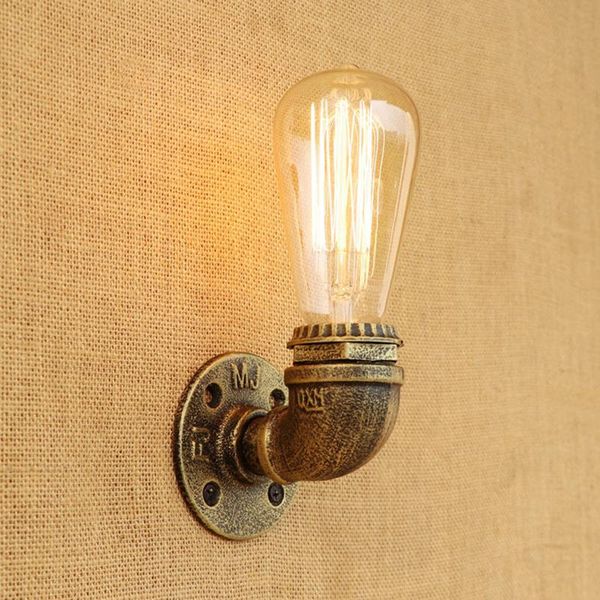 vintage loft water pipe wall lamp industrial iron cast flange sconce light for living room bedroom restaurant bar 80v-240v e27
vintage loft water pipe wall lamp industrial iron cast flange sconce light for living room bedroom restaurant bar 80v-240v e27